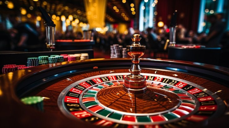 Studio live dealer Dream Gaming dengan dealer dan meja permainan profesional di furla77